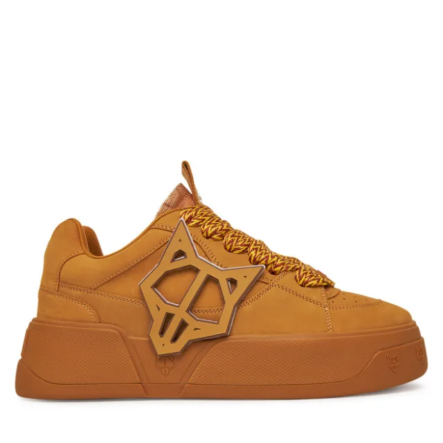 Sneakersy Naked Wolfe Kosa Brązowy