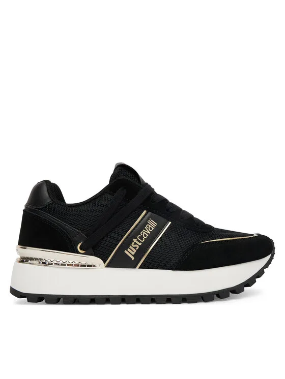 Sneakersy Just Cavalli 80RA3SJ1 ZSE48 Czarny