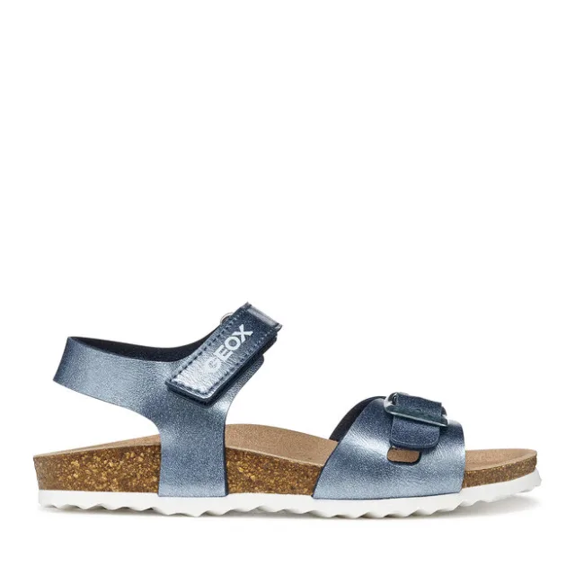 Sandały Geox J Adriel Girl J028MC 000BJ C4005 M Niebieski