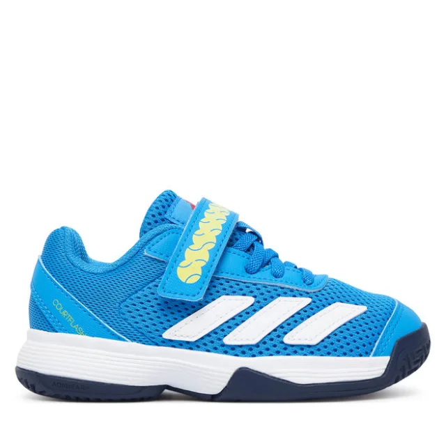 Buty do tenisa adidas Courtflash Hook-And-Loop Tennis Shoes Kids KK3864 Niebieski