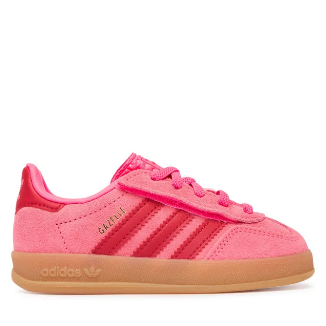 Sneakersy adidas Gazelle Indoor Comfort Closure Elastic KJ2304 Różowy