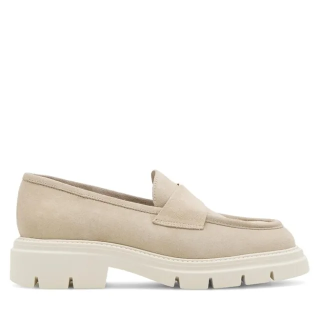 Loafersy Gino Rossi GRACE-E24-26372LM Beżowy