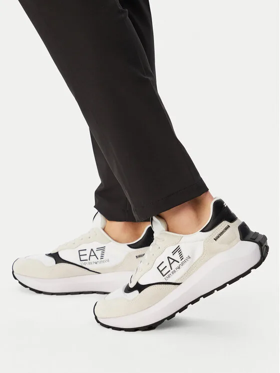 Sneakersy EA7 Emporio Armani 7X000341 AF18616 MZ021 Biały