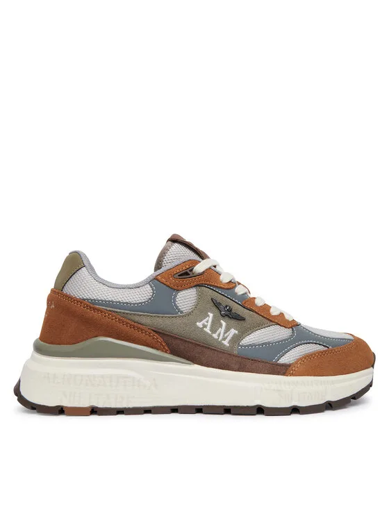 Aeronautica Militare Sneakersy 262SC0318UCT04248 Brązowy