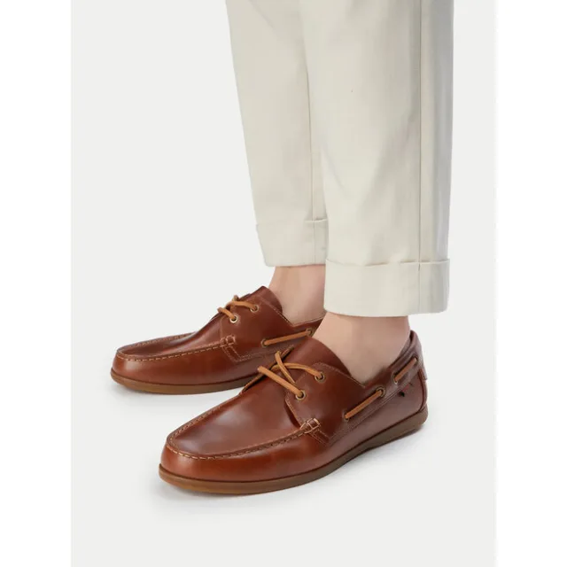 Półbuty Clarks Charmouth Lace 26186434 Brązowy