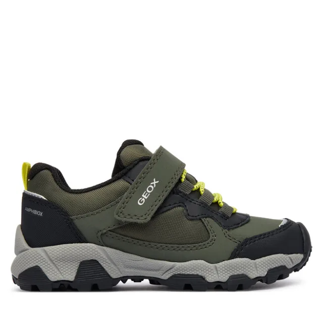 Sneakersy Geox J Magnetar Boy B Abx J463ZB 050FU C0914 S Zielony ciemny