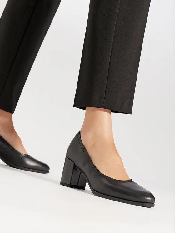 Czółenka Clarks Freva 55 Court 261709644 Czarny
