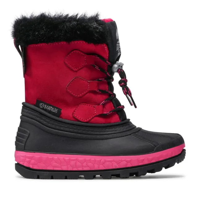 Śniegowce Boatilus Youth Joggy Sint Leather Boot NJ16 VAR.21ZU Różowy