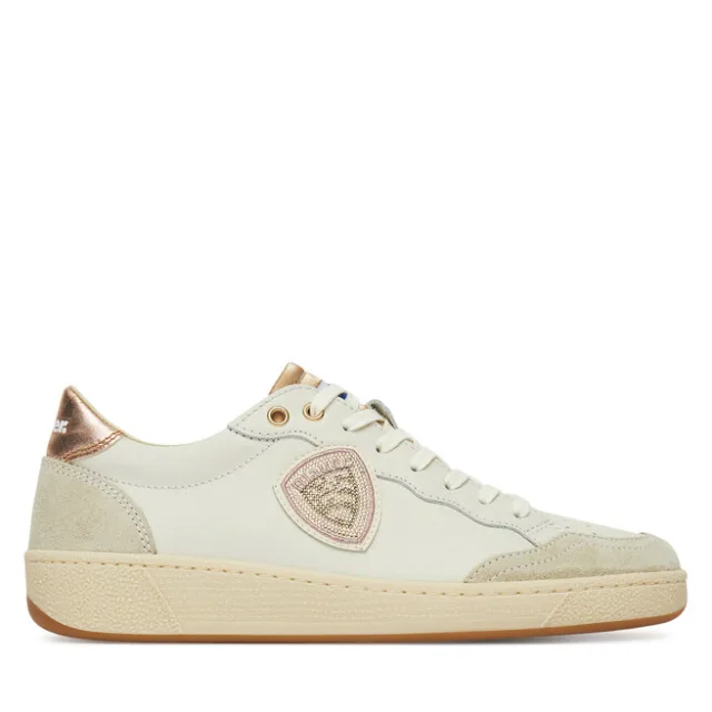 Sneakersy Blauer S5OLYMPIA11/DIV Kremowy