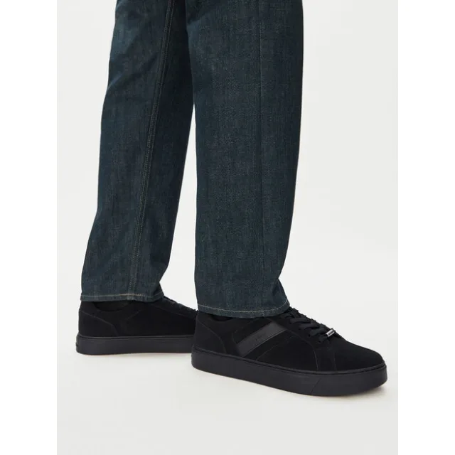 Sneakersy Calvin Klein Classic Cups Laceup Tape Su HM0HM02200 Czarny