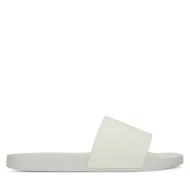 Klapki Calvin Klein Jeans Slide Monogram Tpu YW0YW01715 Biały