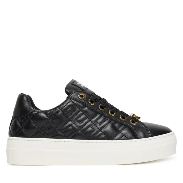 Sneakersy Elisabetta Franchi Low Cut Lace Up F4A9-E0357-1251 D Czarny