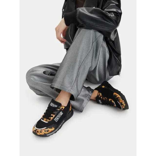 Sneakersy Versace Jeans Couture 80VA3SA3 ZSD98 Czarny