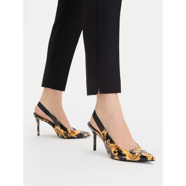 Szpilki Versace Jeans Couture 80VA3S52 ZS366 G89 Czarny