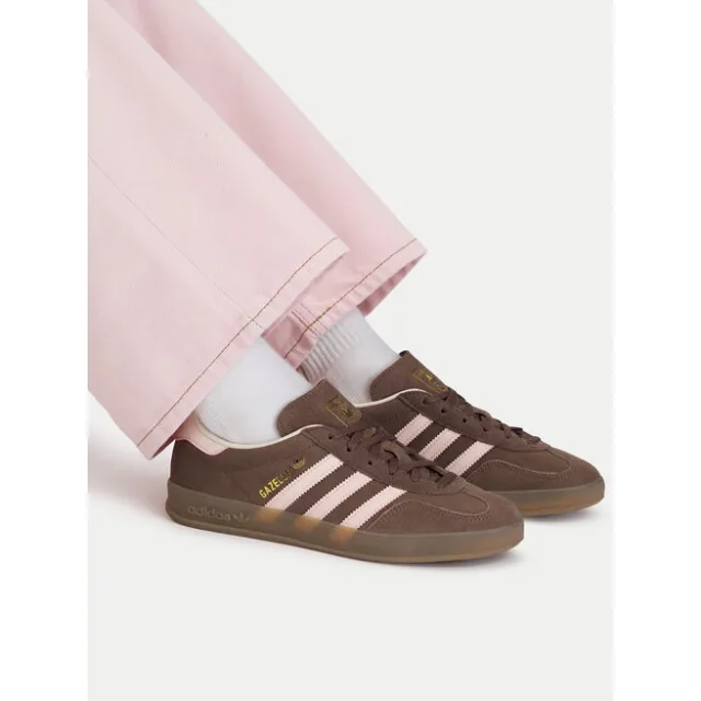 Sneakersy adidas Gazelle Indoor JR2431 Brązowy