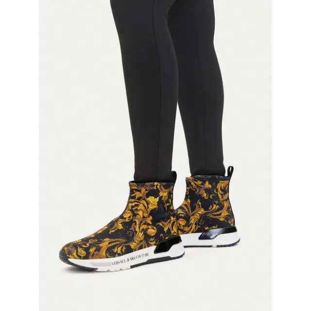 Botki Versace Jeans Couture 79VA3SA4 Czarny