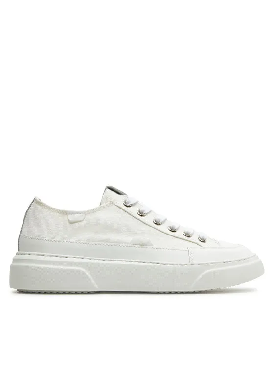 Sneakersy Inuikii Canvas Lex Low 50102-991 Biały