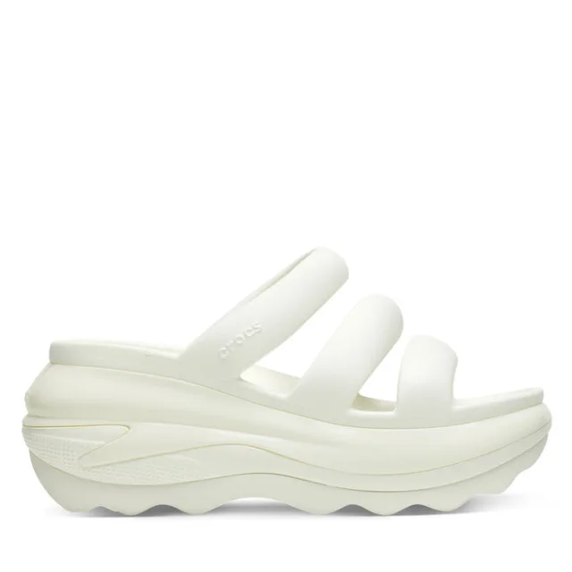 Klapki Crocs Mega Crush Triple Strap 209842 Écru