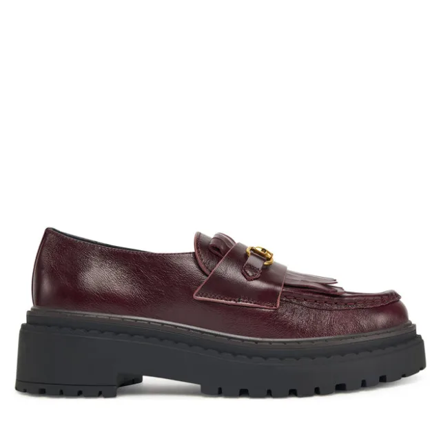 Loafersy Nokwol Perry Bordowy