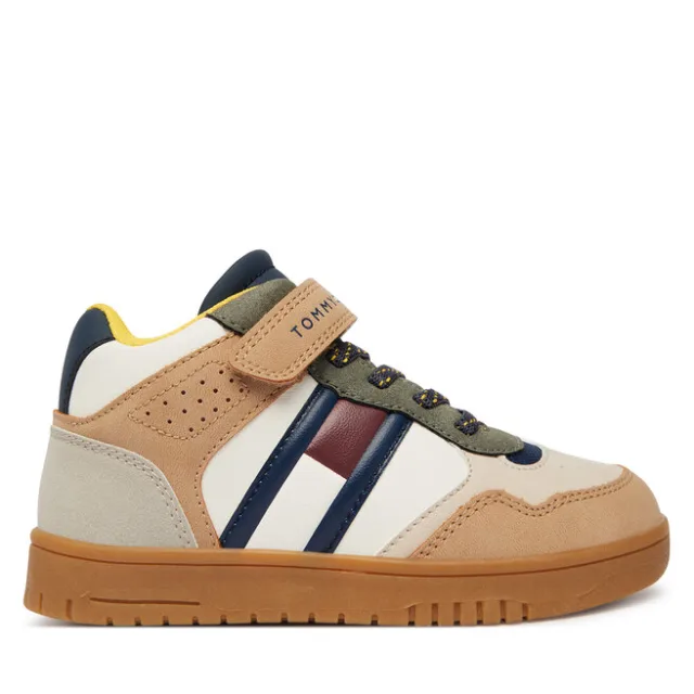 Sneakersy Tommy Hilfiger High Top Lace-Up/Velcro Sneaker T1X9-35229-1269 S Kolorowy