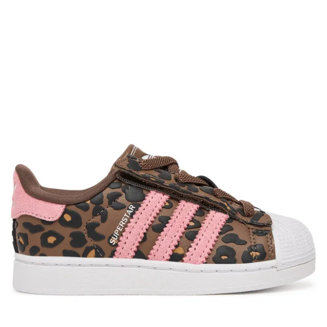 Sneakersy adidas Superstar II Comfort Closure Elastic Lace KK2125 Brązowy