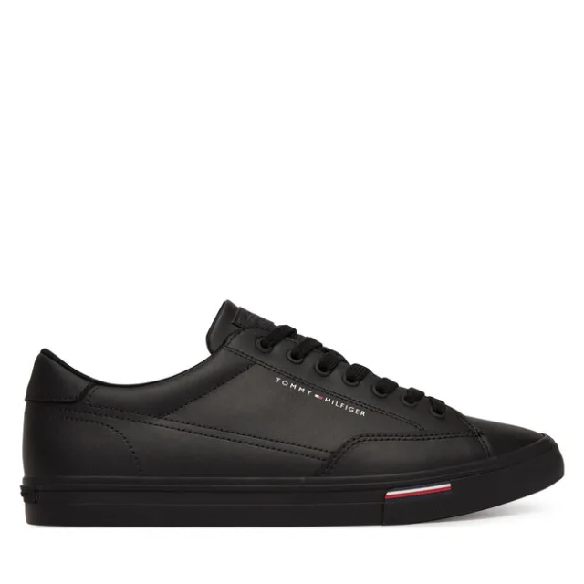 Tenisówki Tommy Hilfiger Vulc Core Rwb Long Lace Lth FM0FM05814 Czarny