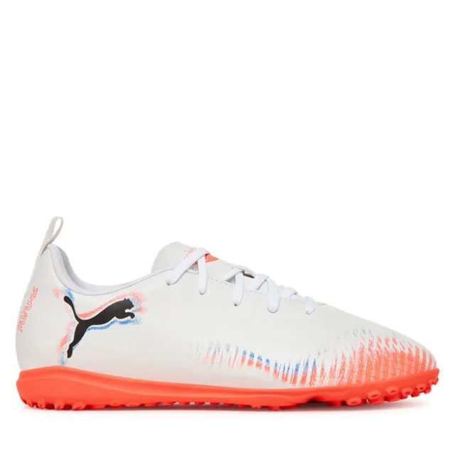 Buty do piłki nożnej Puma Future 8 Play Tt Jr 108626 01 Biały