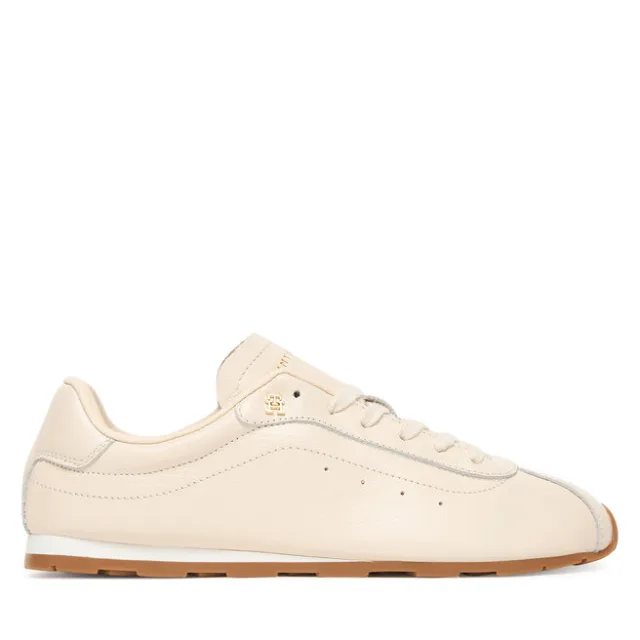 Sneakersy Tommy Hilfiger Th Low Profile Runner FW0FW08951 Écru