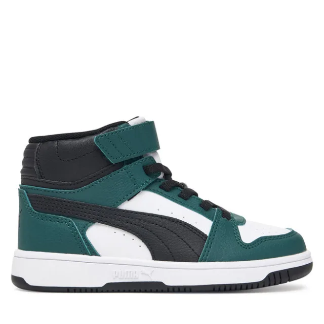Sneakersy Puma Rebound Slam Mid Ac+ Ps 408801 Zielony ciemny