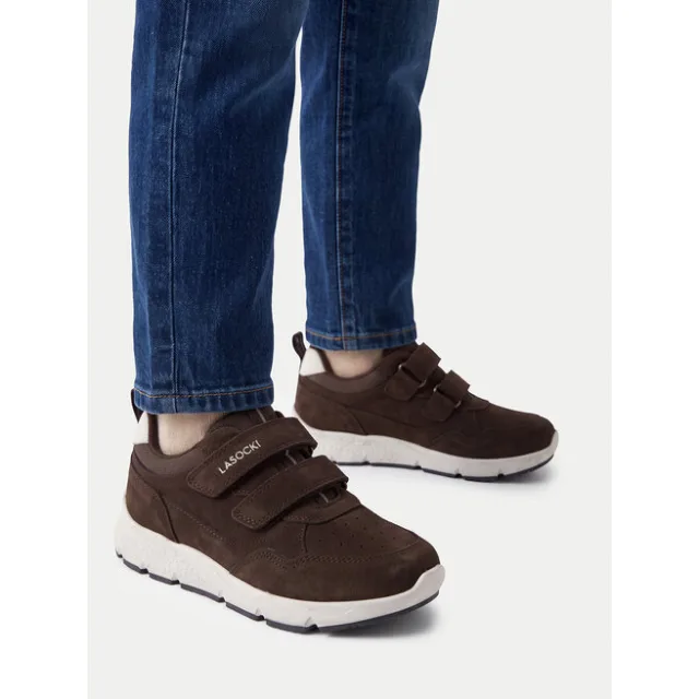 Sneakersy Lasocki Young CEO-CI12-SAM-07(IV)CH Brązowy ciemny
