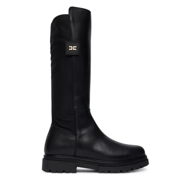 Oficerki Elisabetta Franchi F4A6-E0709-1333 Czarny