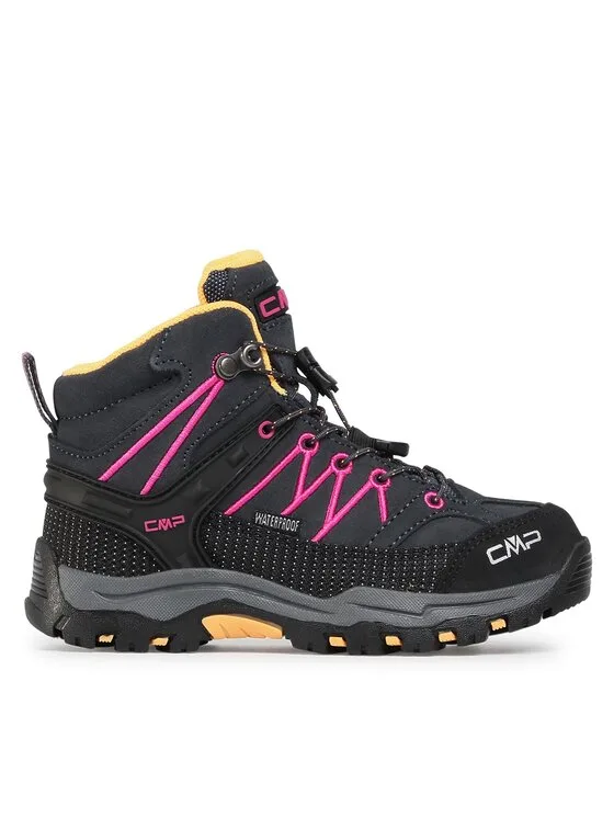 Trekkingi CMP Kids Rigel Mid Trekking Shoe Wp 3Q12944 Czarny