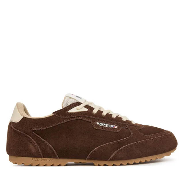 Sneakersy Palladium Pallaracer Suede 94995-291-M Brązowy