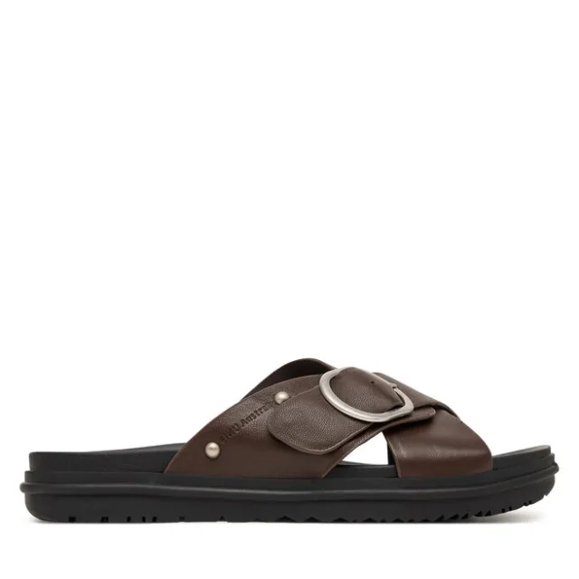 Klapki EMU Australia Ebony W13247 Brązowy