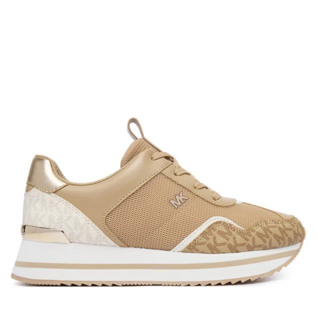 Sneakersy MICHAEL Michael Kors Raina 43T6RNFS1D Beżowy