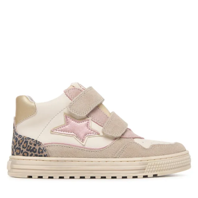 Sneakersy Naturino Hess High 3 VL 2018618 S Beżowy