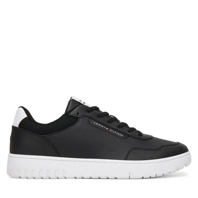 Sneakersy Tommy Hilfiger Basket Core Lite Lth FM0FM05868 Czarny