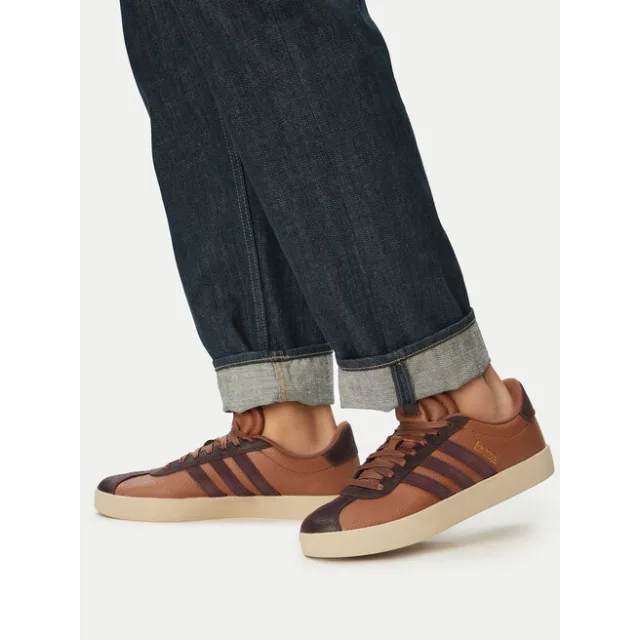 Sneakersy adidas Vl Court 3.0 Shoes KI2116 Brązowy