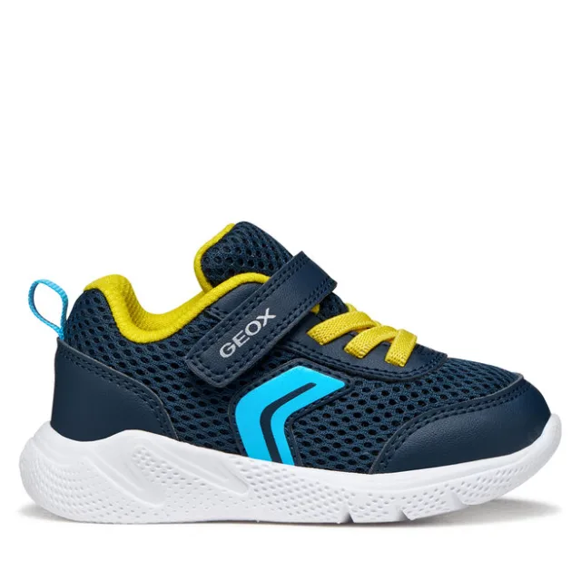 Sneakersy Geox B Sprintye Boy B454UC 01454 C0657 Granatowy