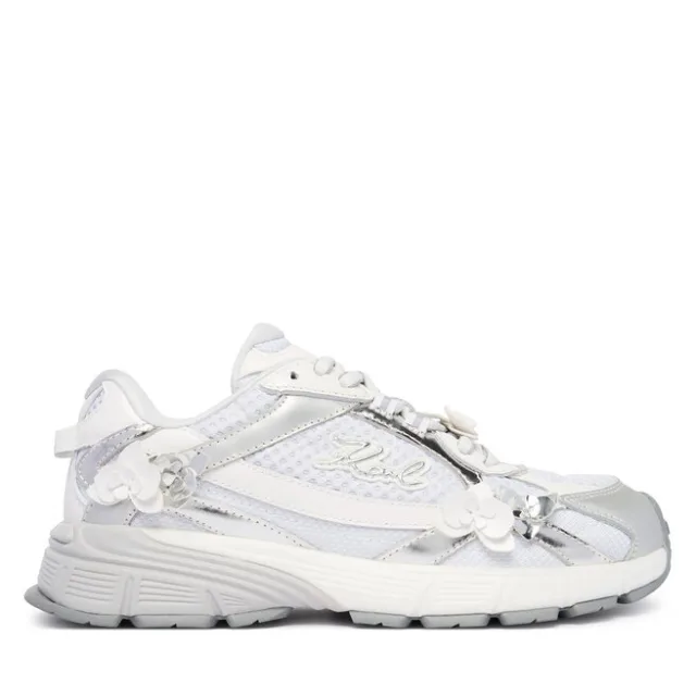 Sneakersy KARL LAGERFELD Orion KL65515F Srebrny