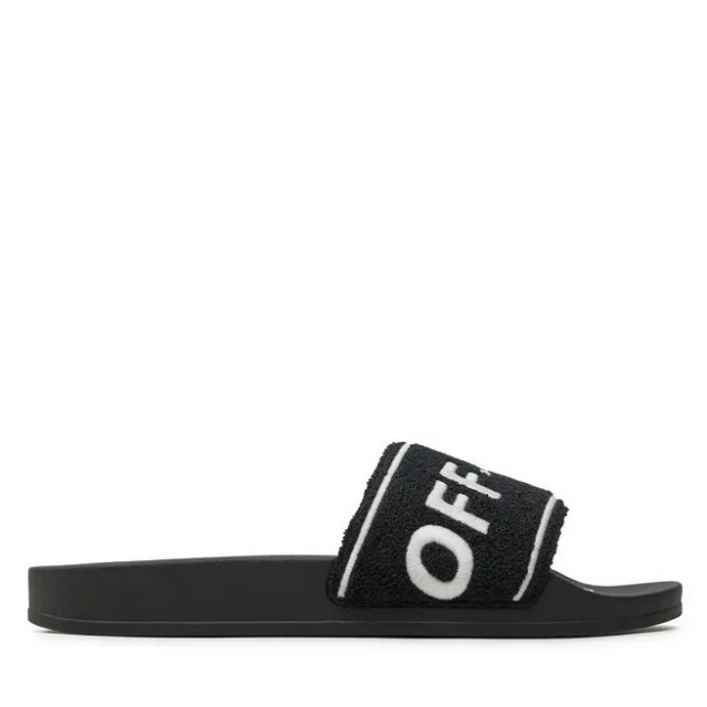 Klapki Off-White OMIC001S22MAT0031001 Czarny