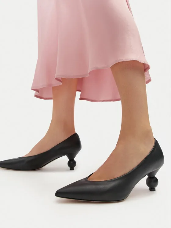 Czółenka Weekend Max Mara Renza 24255260346 Czarny