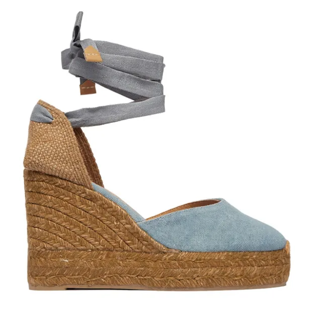 Espadryle Castañer Carina 25341 Niebieski