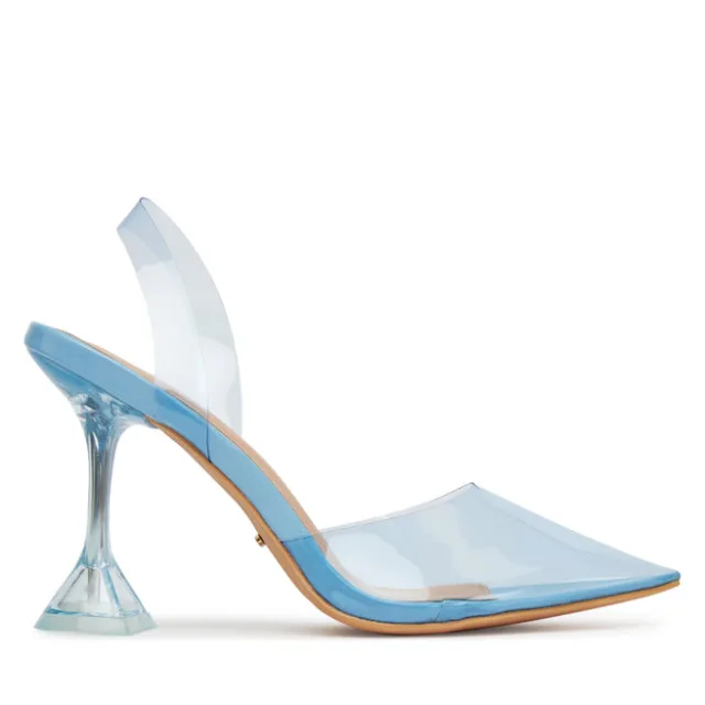 Czółenka DeeZee ZALHT-02 BLUE PU Bezbarwny