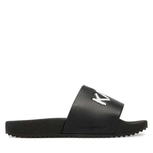 Klapki KARL LAGERFELD Z31178 S Czarny
