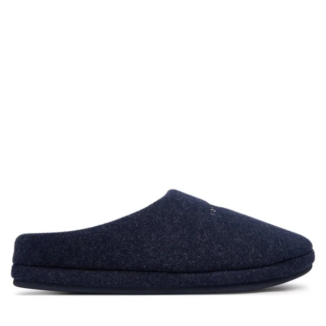 Kapcie Tommy Hilfiger Felt House Shoe FM0FM06017 Granatowy