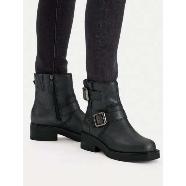 Botki Clarks Rebelle Buckle 26178889 Srebrny