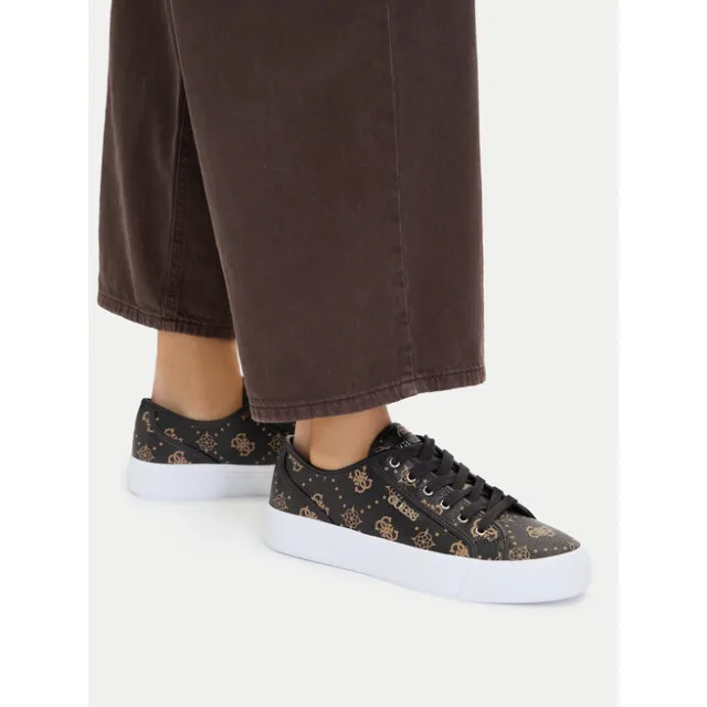 Sneakersy Guess FLTJ10 FAL12 Brązowy ciemny