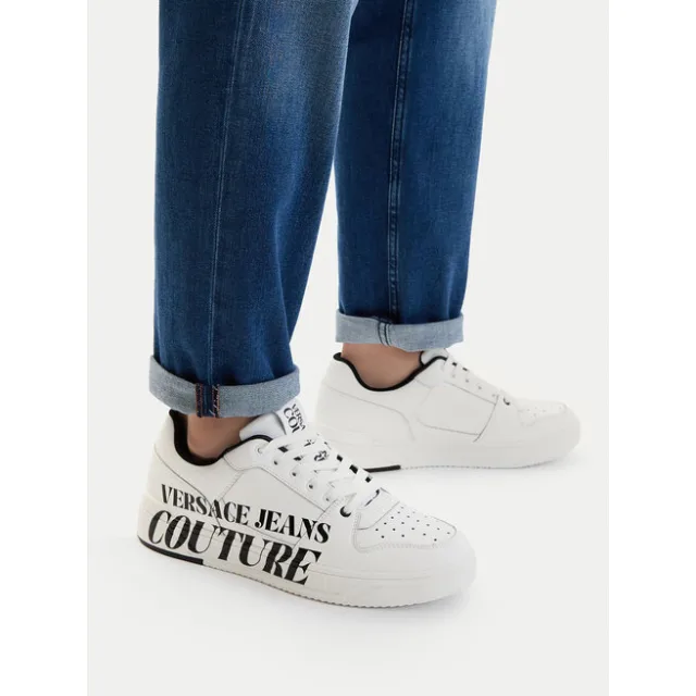 Sneakersy Versace Jeans Couture 80YA3SJ5 Biały