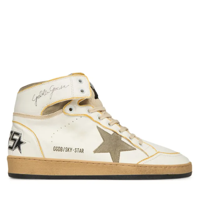 Sneakersy Golden Goose Sky Star GMF00230.F004089.10961 Kremowy